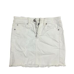 American Eagle Outfitters White Denim Skirt
